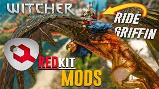 The Witcher 3 REDkit Mods Showcase  Installation Guide  Fly on Griffins [upl. by Ardnod]