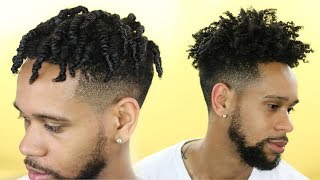 Mens Natural Hair Tutorial  Twist Out [upl. by Vaclava]