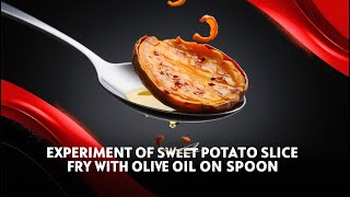 Sweet potato Fry with Hot Olive oil [upl. by Pimbley]