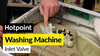 How to Replace the Inlet Valve on a Hotpoint washing machine [upl. by Asila]