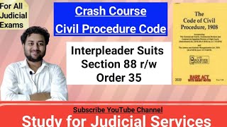 Interpleader Suits CPC  Section 88 of CPC  Vishal Singh  Judiciary  Law  Order 35 cpc [upl. by Becka]