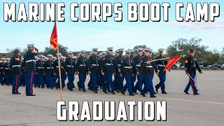 USMC GRADUATION  Bravo amp November Company Distinguished Honor Graduates [upl. by Eelnayr]