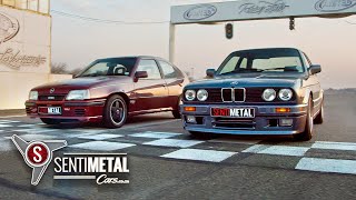 Drag Race BMW 325is Gusheshe vs Opel Kadett Superboss [upl. by Paymar815]