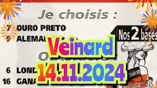 Veinard jeudi 14 NOVEMBRE 2024💲💲BASE SOLIDE 💲💲quinte demain [upl. by Gnoh]