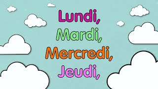 Les jours de la semaine  Comptine éducative afro pop pour maternelles [upl. by Atinob]