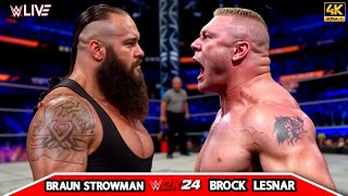 Brock Lesnar vs Braun Strowman  Xtreme Rules  SUMMERSLAM 2024  WWE July 292024 [upl. by Areehs]