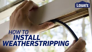 How To Install Weatherstripping [upl. by Beera]