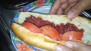 How to make Sujuk sandwich  Soujouk  Sucuk recipe  Sausage recipe [upl. by Werdnaed]