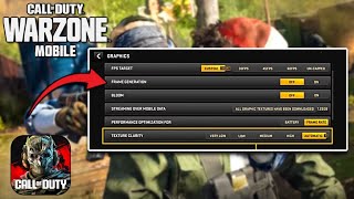 Warzone Mobile Major NEW Graphics Settings Leak Will Fix The Game [upl. by Elisha]