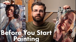 Tips for a Successful Painting  Time Lapse Process [upl. by Roshan]