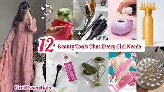 12 Hairskincare Beauty Tools That Every Girl Needs✨🎀 Skincare Gadgets EverydayGlowUp026 [upl. by Yrakaz]