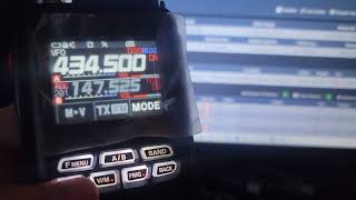 ysf2dmr how to simply use yaesu fusion radio ft5dr with dmr crossover using w0chp wpsd Hotspot [upl. by Talley]