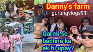 Garmi se bachne ka ek hi upay l Danny’s farm l swimming l chilled drinks l uff garmi gurungvlogs91 [upl. by Janyte]