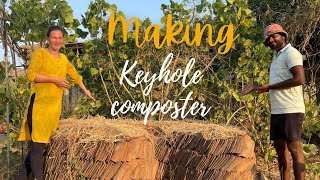 Key Hole gardening made easy ecofriendly composting tips [upl. by Skinner]