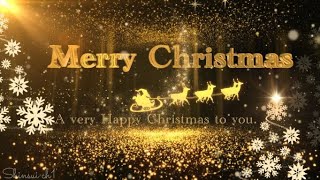 クリスマス動画カード🎄18🎄クリスマスグリーティングカード🎅Christmas message card♥ クリスマスメッセージカード🎄Christmas card🎅クリスマス カード [upl. by Ignatzia]