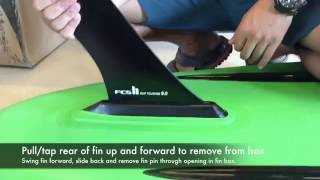 FCS Connect Fins for inflatable SUP boards [upl. by Drud]