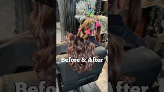 Salon Hair Transformation beesambeauty vancouverhairstylist [upl. by Lucia]