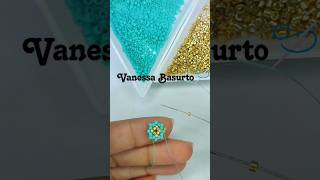 Aretes miyuki😍❤️🪡🧵 easy diy diyaccessories [upl. by Aili968]