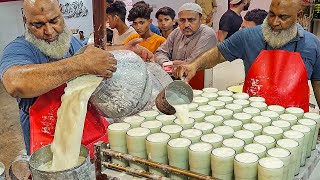 Mawa Rabdri Lassi  Old Chacha Making 100 DOODH DAHI RABDI LASSI  Nonstop Super Fast Lassi Makers [upl. by Atinal]