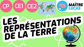 Les représentations globales de la Terre CP  CE1 CE2  Cycle 2  Questionner le monde [upl. by Neenej]