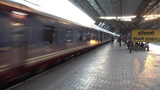 Indias Iconic Super Luxury Train DECCAN ODYSSEY With Its Shimmering Glossy Blue amp Red Coaches [upl. by Eceryt207]