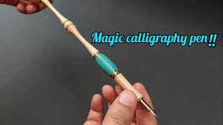 Calligraphy pen 😍See how to make a magical and attractive calligraphy pen [upl. by Maffei872]