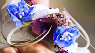 4 Tips for a Modern Wrist Corsage  Wedding Flowers [upl. by Russian]