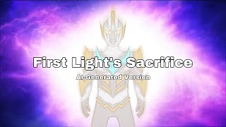 Ultraman MLV Soundtrack  First Light’s Sacrifice AIGenerated Version [upl. by Chico]