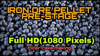 Benificiation process for making filter cakePrestage of iron ore pellet making FULL HD QUALITY [upl. by Aikal]