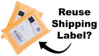 Is It Possible To Reuse The Same Shipping Label eBay [upl. by Titania]