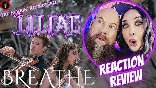 Metal Couple REACTS to Liliacs Breathe Music Video [upl. by Enytsuj809]