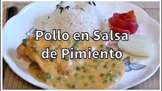 Pollo en Salsa de Pimiento [upl. by Hilario]