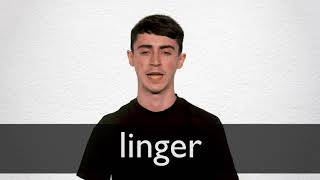 How to pronounce LINGER in British English [upl. by Yael]