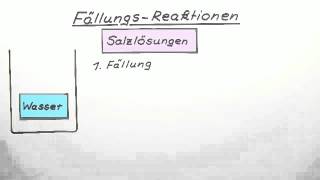 Fällungsreaktionen  Chemie  Allgemeine und anorganische Chemie [upl. by Norling]