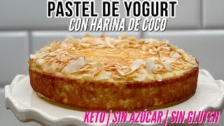 PASTEL KETO  PASTEL CON HARINA DE COCO  DIETA KETO [upl. by Jehial]