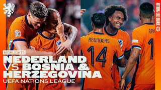 ZIRKZEEs first ⚽ REIJNDERS excels ⚡  Highlights Nederland  Bosnia amp Herzegovina [upl. by Rodge403]