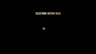 Jupiter through Telescope Celestron Inspire 90 Az  10mm eyepiece [upl. by Culosio]