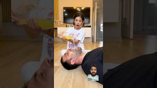 Papa drinking all bottle juice comedy chiropractic shortsfeed duet funny trendingvideo funny [upl. by Christiano]