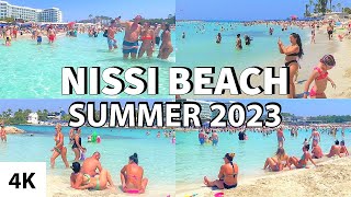 NISSI BEACH Summer 2023 Ayia Napa Cyprus [upl. by Eldridge]