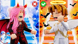 The Battle Angel vs Demon  Roblox Legends [upl. by Annohsak958]