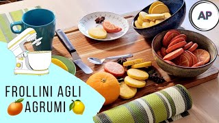 🍋🍊Frollini agli Agrumi🍊🍋 orange and lemon cookies con sablé alla mandorla [upl. by Lertnahs]