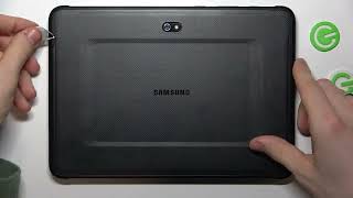 How to Eject SIM n SD from Samsung Galaxy Tab Active Pro  How to take out SIM n SD cards [upl. by Hahn]