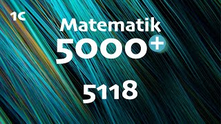 Matematik 5000 1c 5118 matte 1c [upl. by Akehsyt]