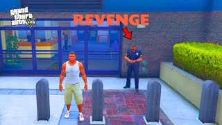 GTA 5  Franklin Take Revenge From Police [upl. by Anaiad375]