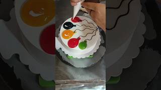 Birthday Cake decoration 🎂👌 beautiful cake cakedesign cakerecipe cakedecorating cakedecoration [upl. by Netnert]