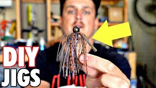 How to Make PERFECT Fishing Jigs  Start to Finish [upl. by Neelhsa]