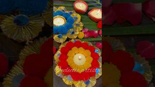 DIY Tea light holder diwali diyfestivedecor diy homedecor shortsvideo diwalipreparations [upl. by Hamilton471]