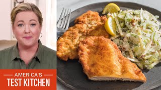 How to Make Chicken Schnitzel and Potato Roesti [upl. by Saylor]