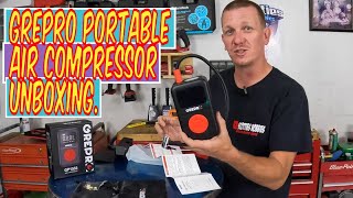 Unboxing the Grepro PG1533 Tire Inflator Portable Air Compressor  Scotties Hobbies [upl. by Auliffe]