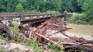 pound river clintwood va flood 4 days after in July of 2022 [upl. by Aciretal963]